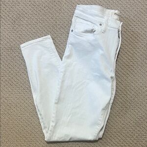 Madewell Women's White Skinny Jeans